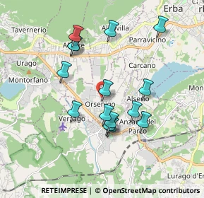 Mappa Via Don Luigi Sturzo, 22030 Orsenigo CO, Italia (1.658)