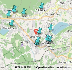 Mappa Via Don Luigi Sturzo, 22030 Orsenigo CO, Italia (2.06538)