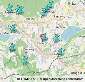 Mappa Via Don Luigi Sturzo, 22030 Orsenigo CO, Italia (2.55077)