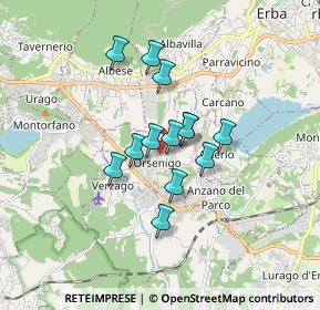Mappa Via Don Luigi Sturzo, 22030 Orsenigo CO, Italia (1.17462)