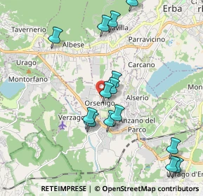 Mappa Via Don Luigi Sturzo, 22030 Orsenigo CO, Italia (2.04643)
