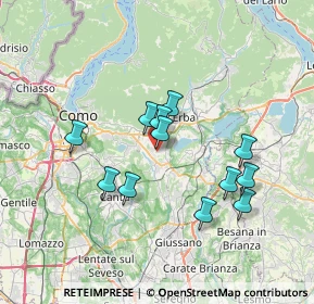 Mappa Via Don Luigi Sturzo, 22030 Orsenigo CO, Italia (6.125)