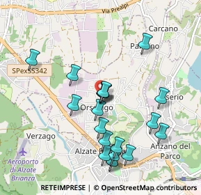 Mappa Via Don Luigi Sturzo, 22030 Orsenigo CO, Italia (0.9305)