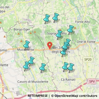 Mappa Via S. Martino, 31020 San Zenone degli Ezzelini TV, Italia (1.99308)