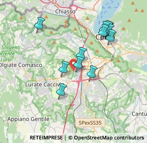 Mappa Via Adda, 22079 Montano Lucino CO, Italia (3.45917)