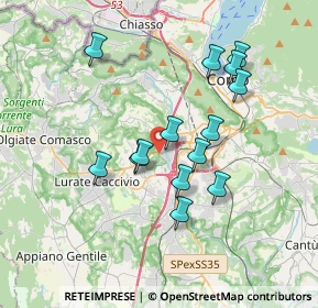 Mappa Via Adda, 22079 Montano Lucino CO, Italia (3.20286)