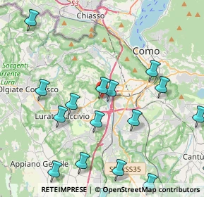 Mappa Via Adda, 22079 Montano Lucino CO, Italia (5.771)