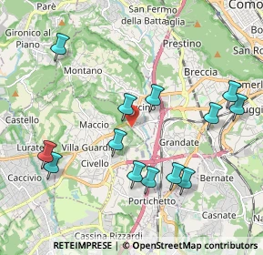 Mappa Via Adda, 22079 Montano Lucino CO, Italia (2.10308)