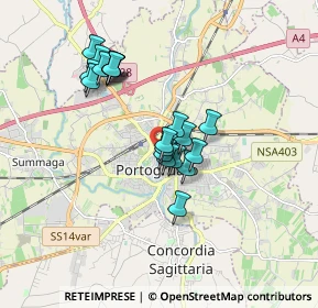 Mappa Borgo S. Gottardo, 30026 Portogruaro VE, Italia (1.381)
