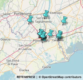Mappa Borgo S. Gottardo, 30026 Portogruaro VE, Italia (6.54438)