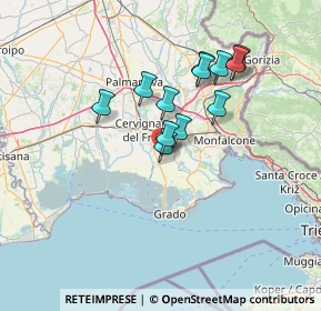 Mappa Località San Zili, 33051 Aquileia UD, Italia (11.01333)