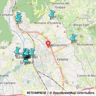 Mappa Via Risorgimento, 36060 Romano D'ezzelino VI, Italia (2.51267)