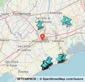 Mappa Via Raffaello Sanzio, 30026 Portogruaro VE, Italia (19.0415)