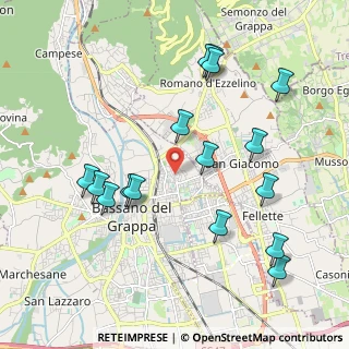 Mappa Via Ugo Foscolo, 36061 Bassano del Grappa VI, Italia (2.13188)