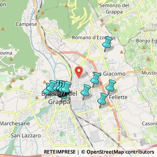 Mappa Via Ugo Foscolo, 36061 Bassano del Grappa VI, Italia (1.56353)