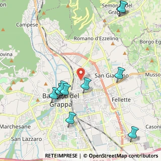 Mappa Via Ugo Foscolo, 36061 Bassano del Grappa VI, Italia (2.28818)