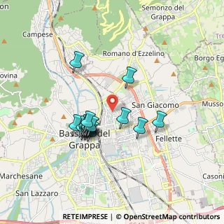 Mappa Via Ugo Foscolo, 36061 Bassano del Grappa VI, Italia (1.46211)