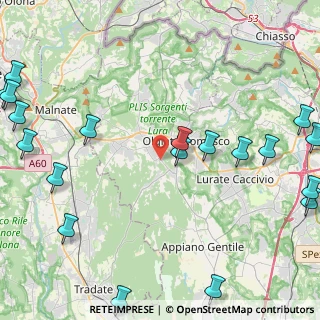 Mappa 22070 Beregazzo con Figliaro CO, Italia (6.526)