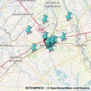Mappa Via Eugenio Montale, 30026 Portogruaro VE, Italia (4.01571)