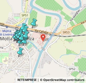 Mappa Via Alzaia, 31045 Motta di Livenza TV, Italia (0.549)