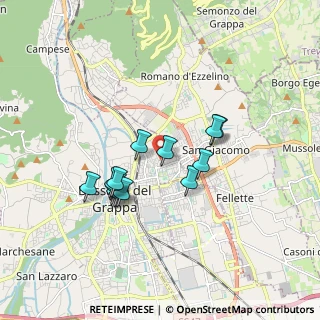 Mappa Via Monte Novegno, 36061 Bassano del Grappa VI, Italia (1.43923)