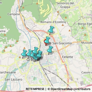 Mappa Via Monte Novegno, 36061 Bassano del Grappa VI, Italia (1.48091)