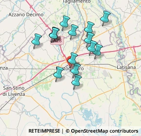 Mappa Via Pio X, 30026 Portogruaro VE, Italia (6.07867)