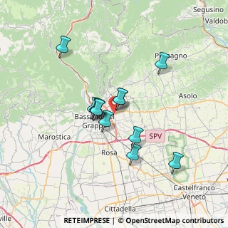 Mappa Via Guido Negri, 36060 Romano D'ezzelino VI, Italia (5.40667)
