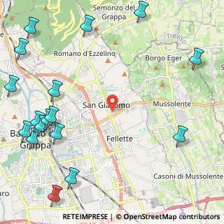 Mappa Via Guido Negri, 36060 Romano D'ezzelino VI, Italia (3.29588)