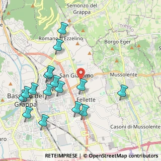 Mappa Via G. Borsi, 36060 Romano D'ezzelino VI, Italia (2.3075)