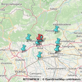 Mappa Via G. Borsi, 36060 Romano D'ezzelino VI, Italia (10.83818)