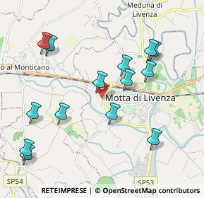 Mappa Via Cosma Padre Spessotto, 31045 Motta di Livenza TV, Italia (2.15286)