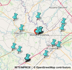 Mappa Via Cosma Padre Spessotto, 31045 Motta di Livenza TV, Italia (8.3475)