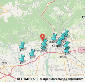 Mappa Via Marchetti, 36063 Bassano del Grappa VI, Italia (7.05727)