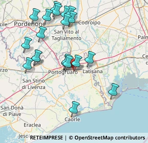 Mappa Via dell'Elettronica, 30025 Fossalta di Portogruaro VE, Italia (16.2635)