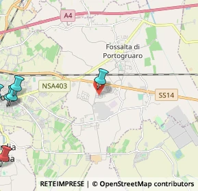 Mappa Via dell'Elettronica, 30025 Fossalta di Portogruaro VE, Italia (3.94818)