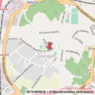Mappa Via Roma, 1, 22070 Grandate CO, Italia, 22070 Grandate, Como (Lombardia)