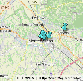 Mappa Piazza G.B. Dall'Armi, 31044 Montebelluna TV, Italia (0.54091)