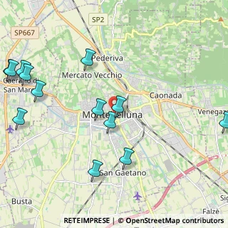 Mappa Piazza Guglielmo Marconi, 31044 Montebelluna TV, Italia (2.68923)