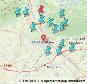 Mappa Corso Mazzini Giuseppe, 31044 Montebelluna TV, Italia (3.94786)