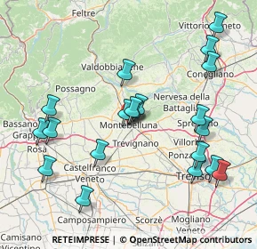 Mappa Piazza Guglielmo Marconi, 31044 Montebelluna TV, Italia (16.7435)