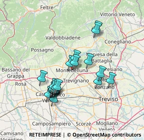 Mappa Piazza Guglielmo Marconi, 31044 Montebelluna TV, Italia (12.5465)