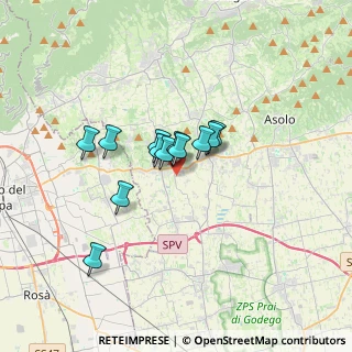 Mappa Via Calle, 31020 San Zenone degli Ezzelini TV, Italia (2.25167)