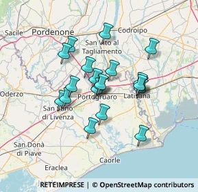 Mappa Via G. Mercalli, 30026 Portogruaro VE, Italia (10.4725)