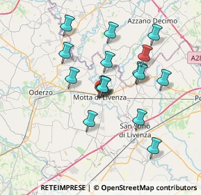 Mappa Via Revellino, 31045 Motta di Livenza TV, Italia (6.3225)
