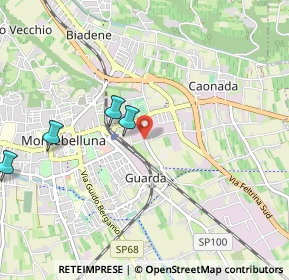 Mappa Vicolo Gazie, 31044 Montebelluna TV, Italia (1.015)