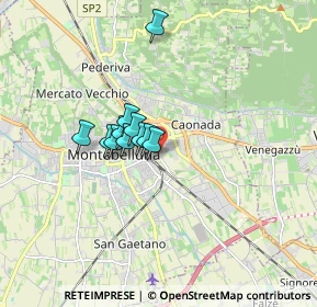 Mappa Vicolo Gazie, 31044 Montebelluna TV, Italia (1.09455)