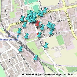 Mappa Vicolo Gazie, 31044 Montebelluna TV, Italia (0.22759)