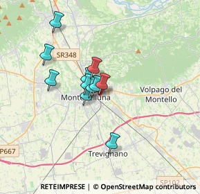 Mappa Vicolo Gazie, 31044 Montebelluna TV, Italia (2.42273)