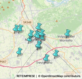 Mappa Vicolo Gazie, 31044 Montebelluna TV, Italia (2.79867)